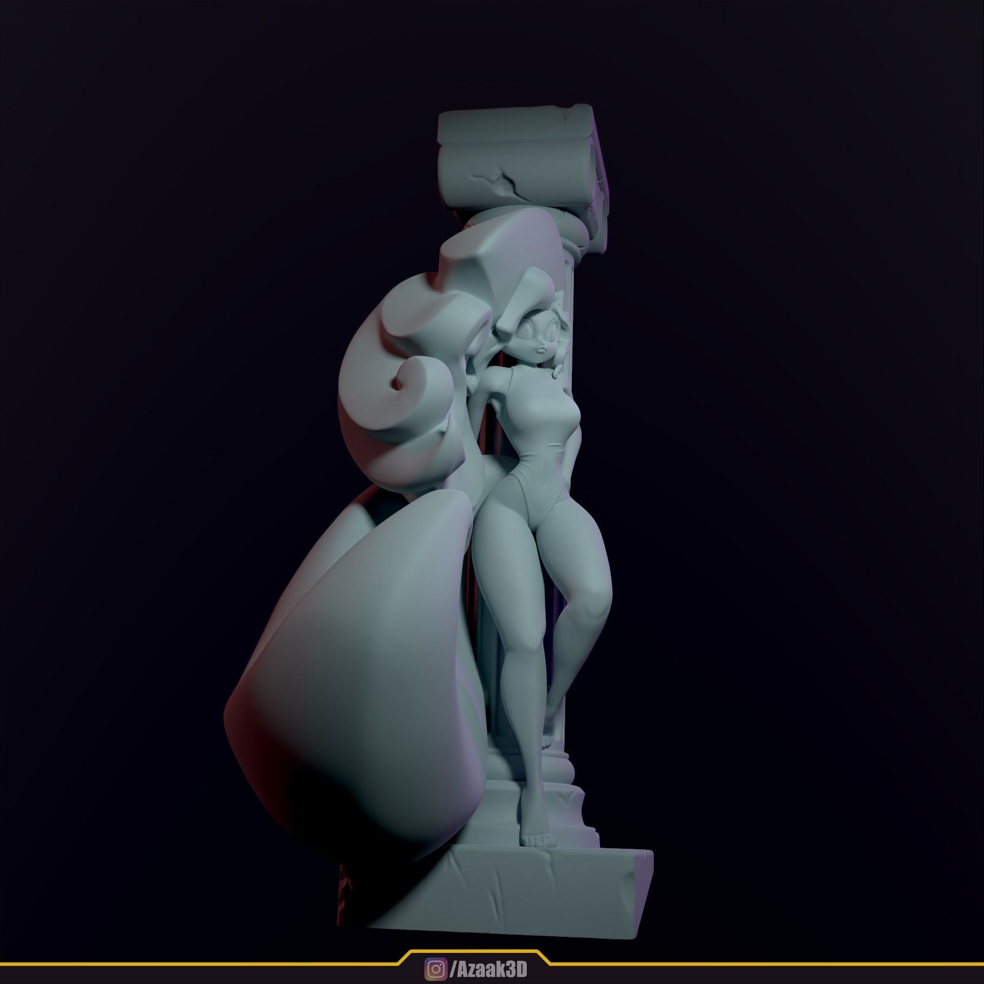 Chloe With NSFW version 3D print model_7
