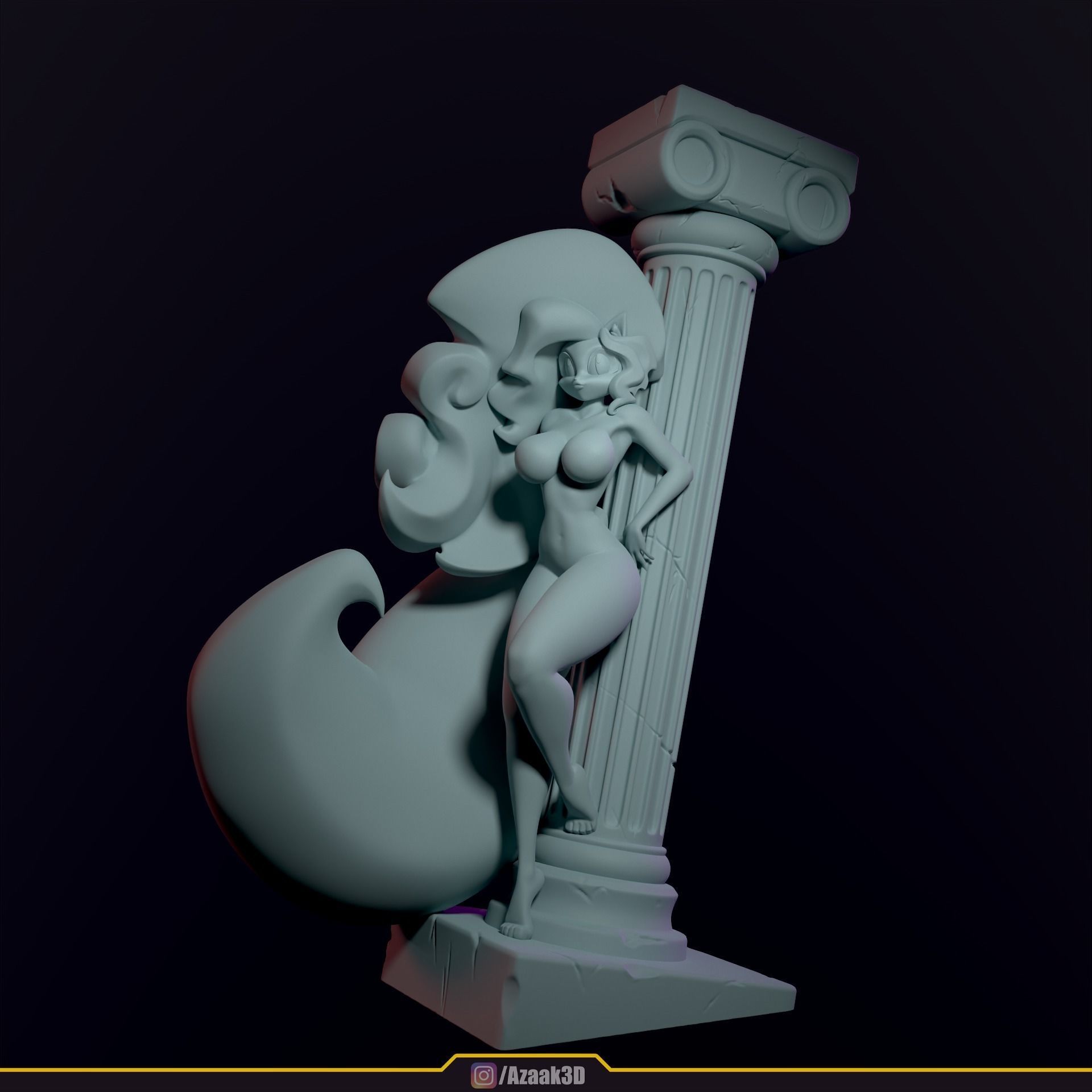 Chloe With NSFW version 3D print model_38