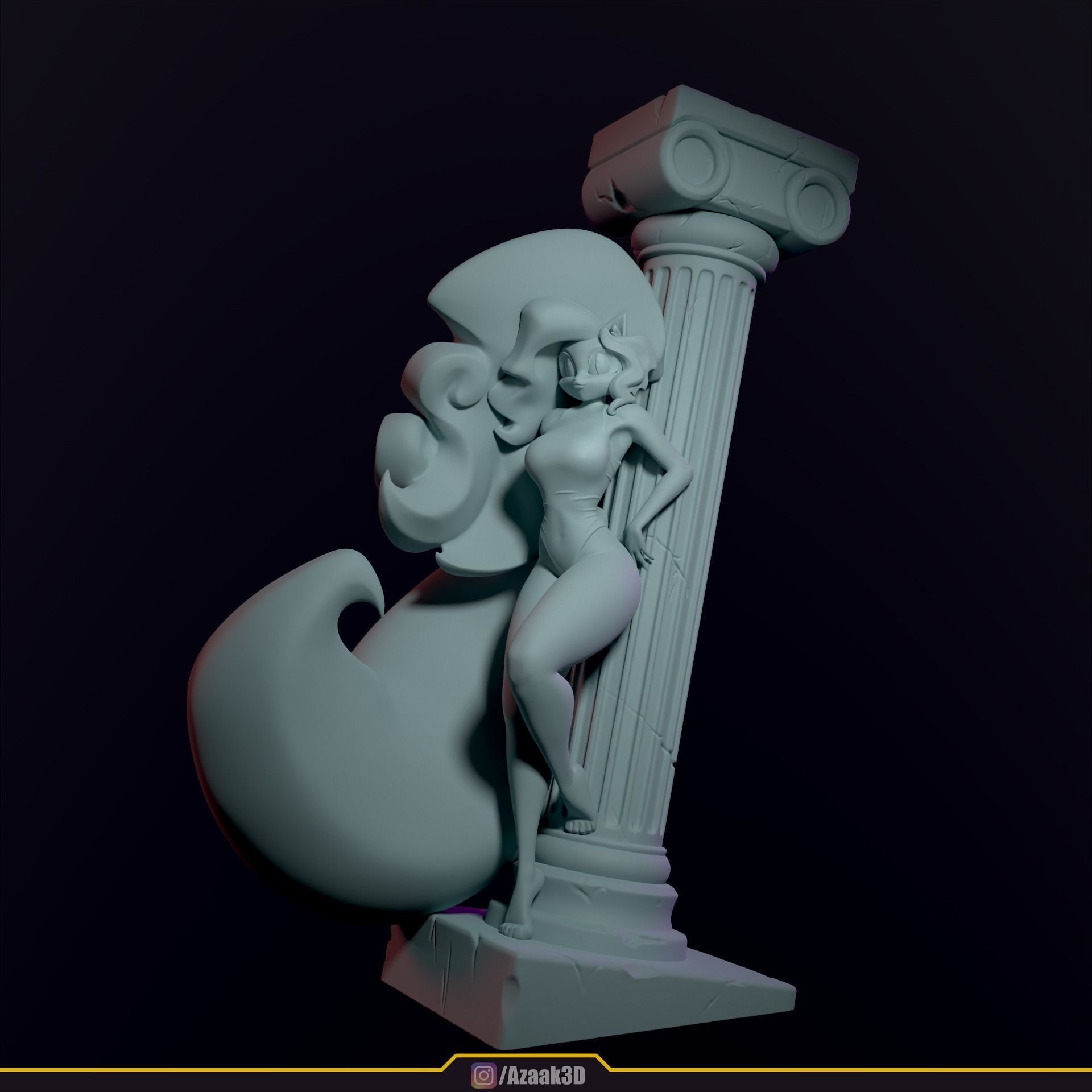 Chloe With NSFW version 3D print model_18