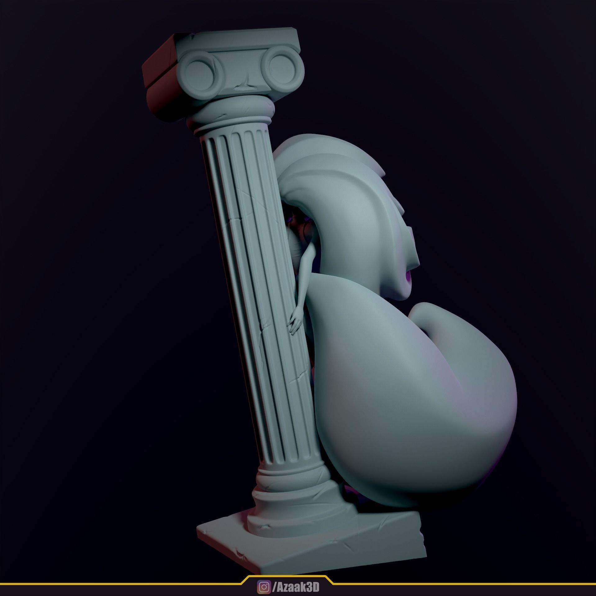 Chloe With NSFW version 3D print model_22