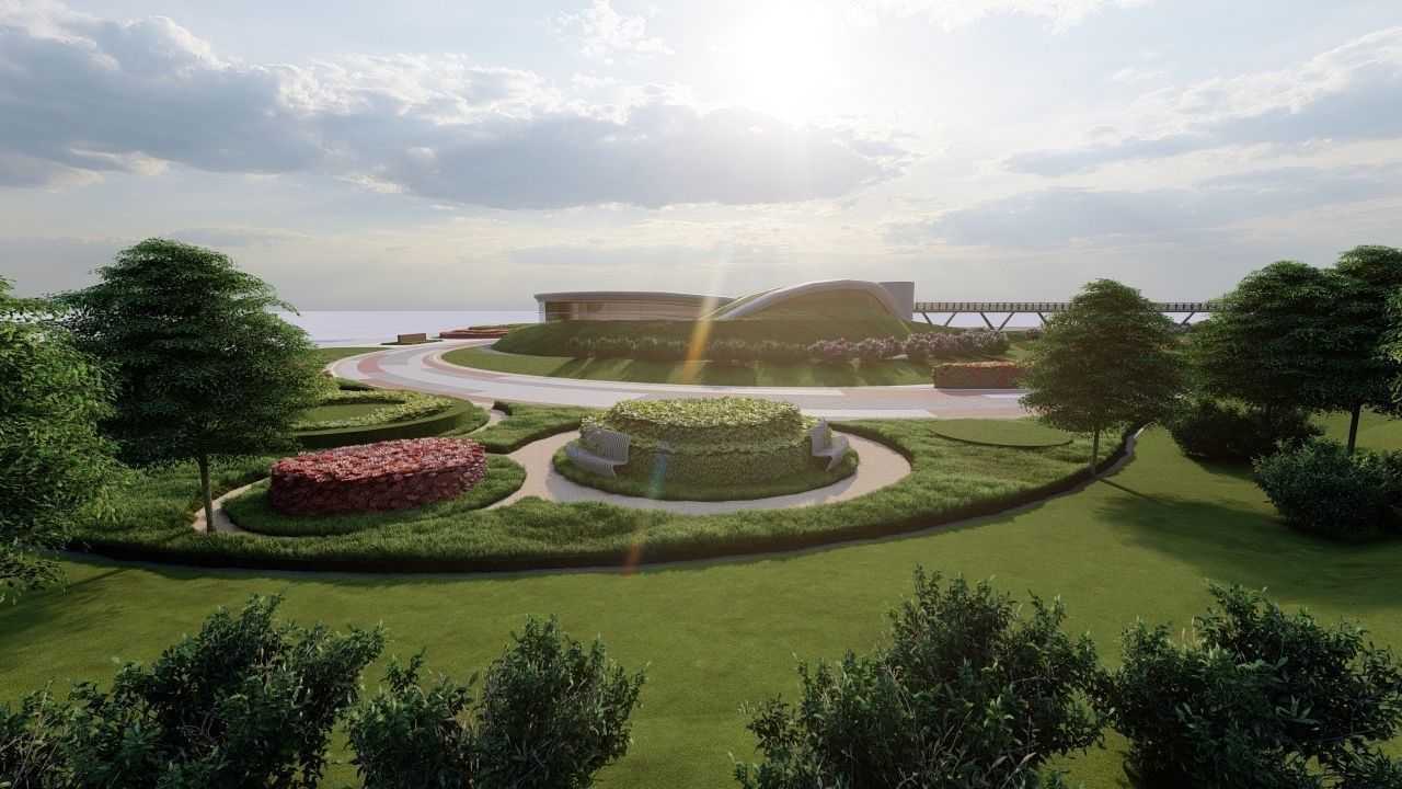 Master park-public park-Private Park Landscape 3D model_14