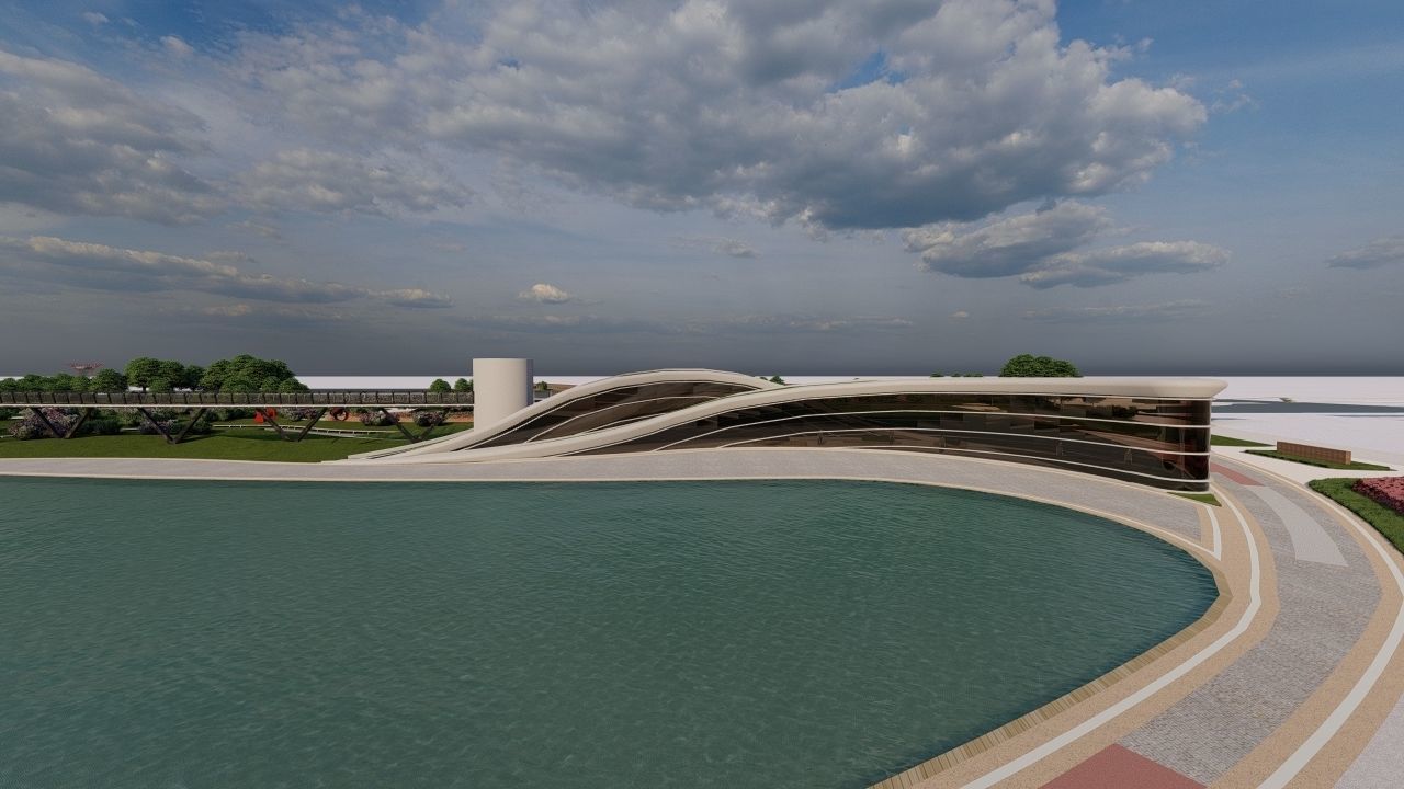 Master park-public park-Private Park Landscape 3D model_11