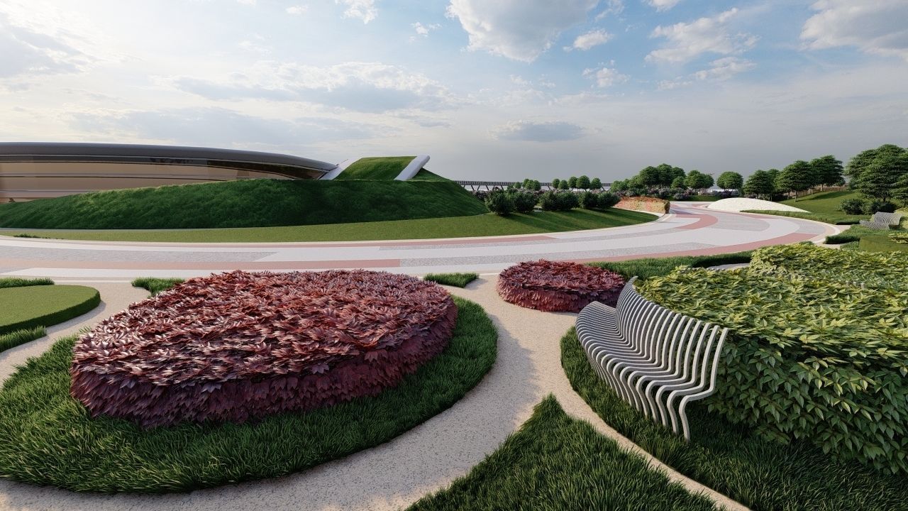 Master park-public park-Private Park Landscape 3D model_13