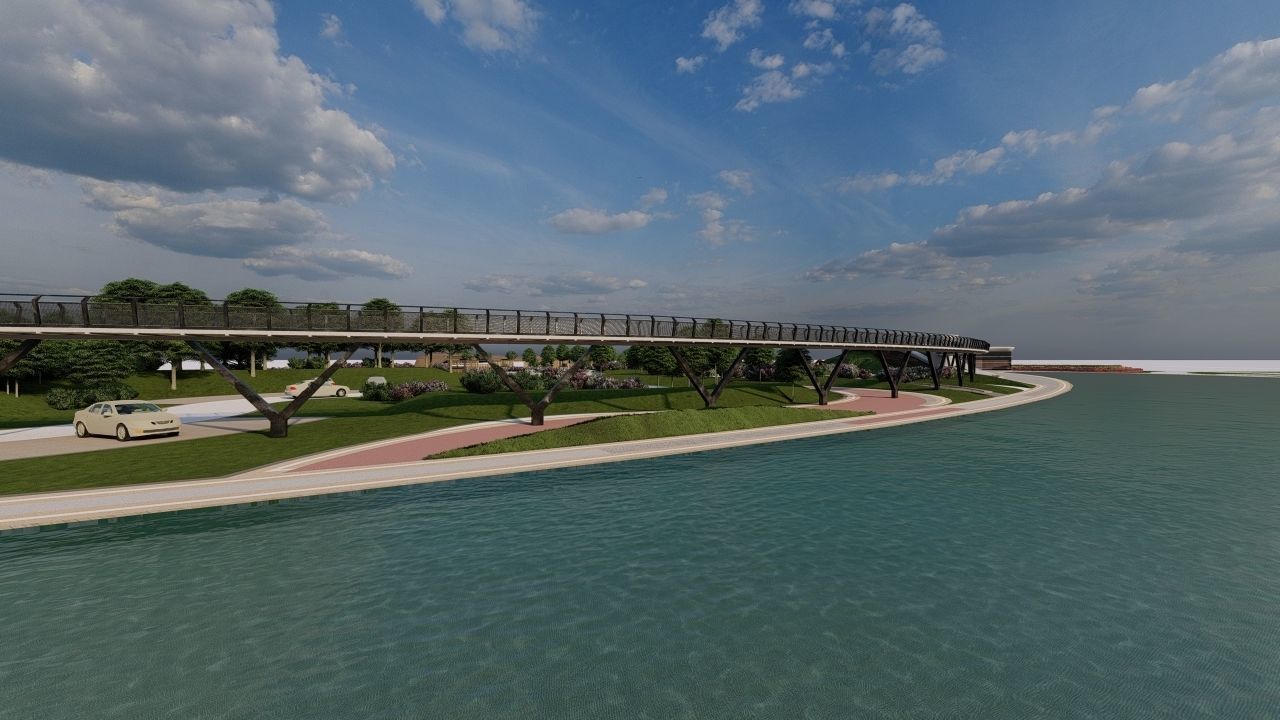 Master park-public park-Private Park Landscape 3D model_18