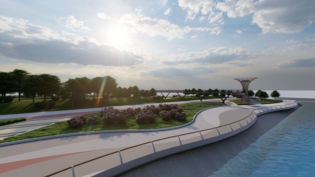 Master park-public park-Private Park Landscape 3D model_9