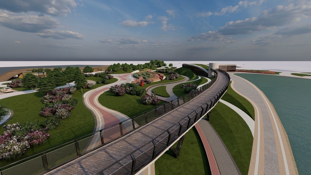 Master park-public park-Private Park Landscape 3D model_17