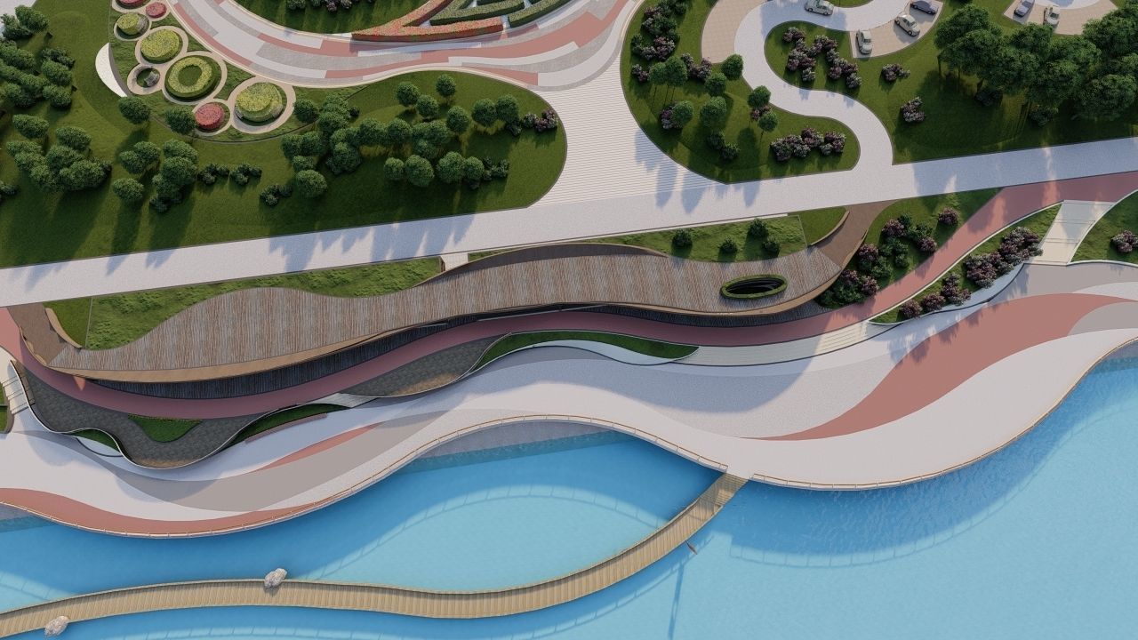 Master park-public park-Private Park Landscape 3D model_4