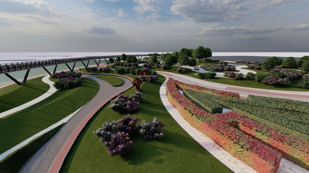 Master park-public park-Private Park Landscape 3D model_2