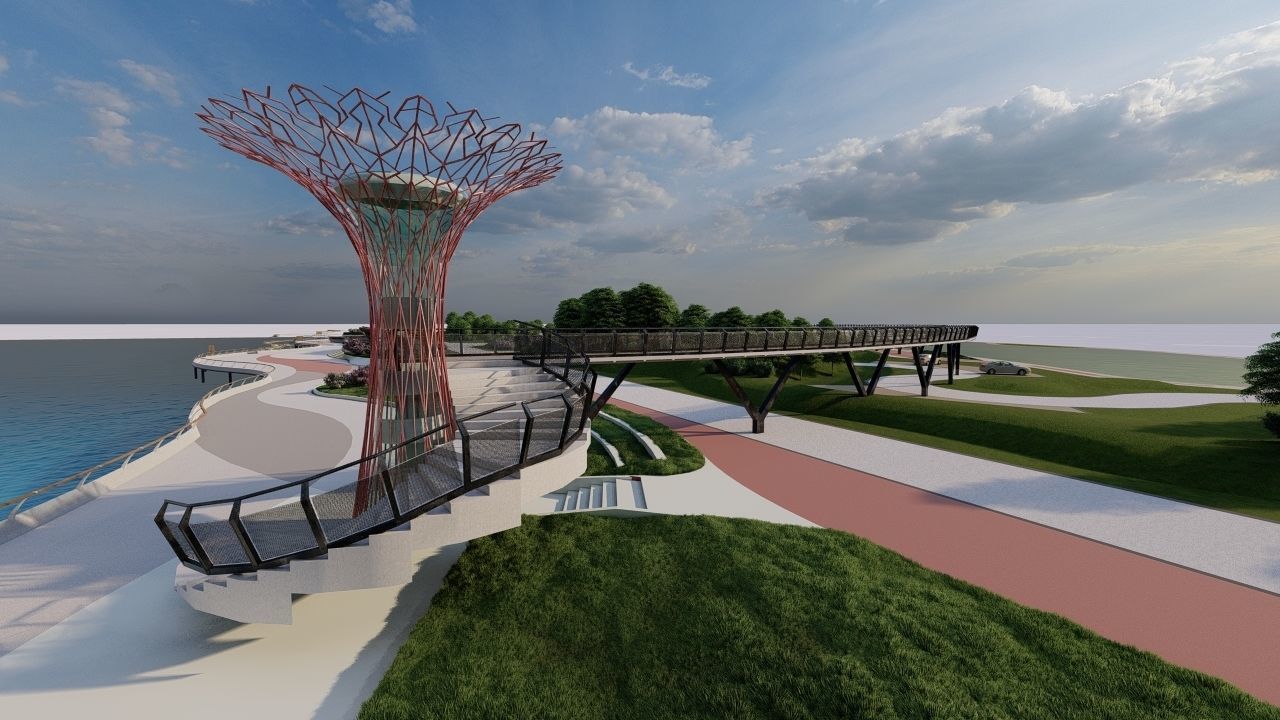 Master park-public park-Private Park Landscape 3D model_7