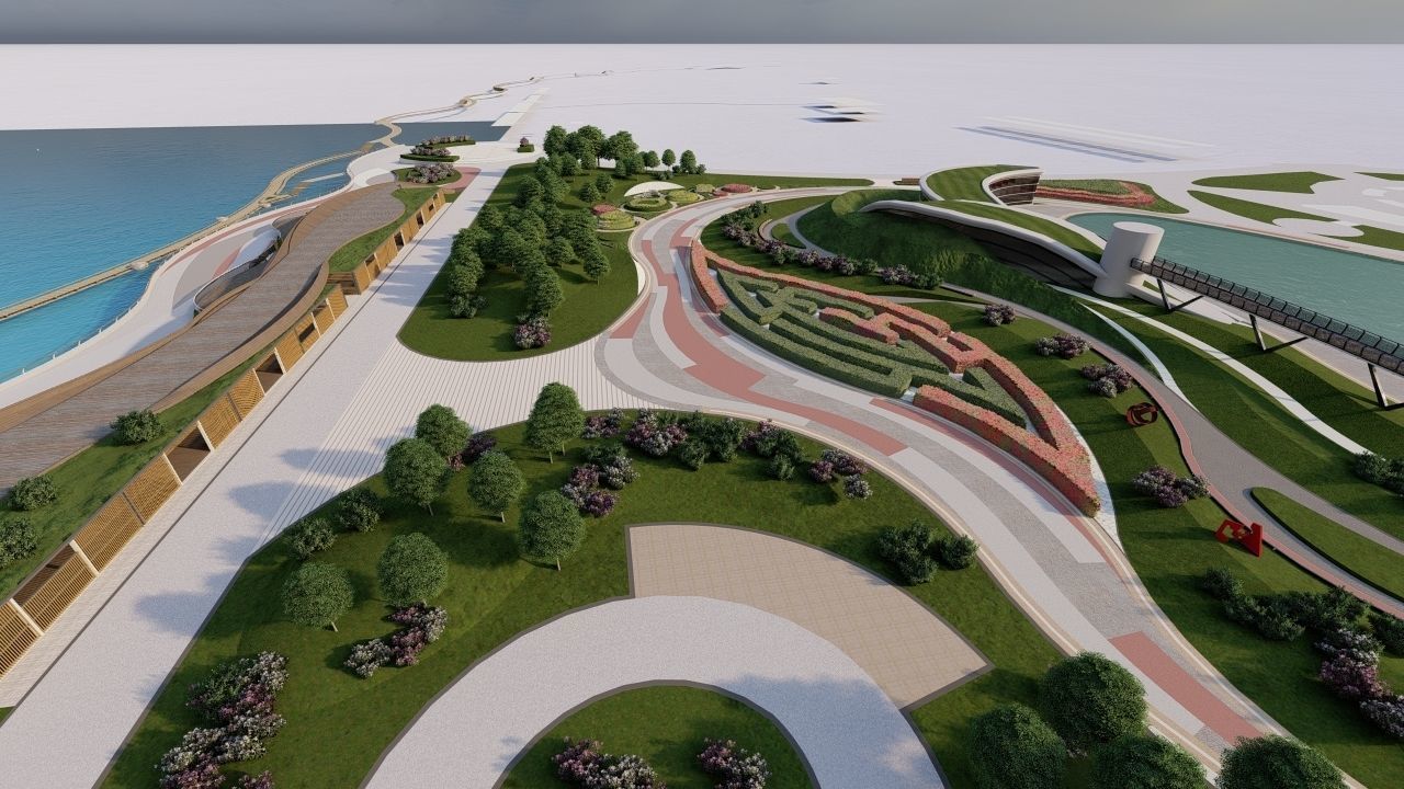 Master park-public park-Private Park Landscape 3D model_21