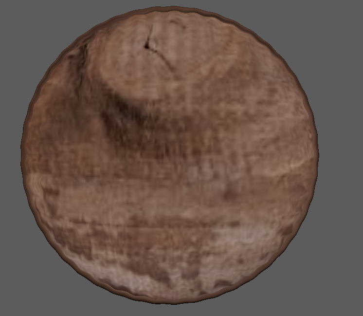 wooden table 3D model_4