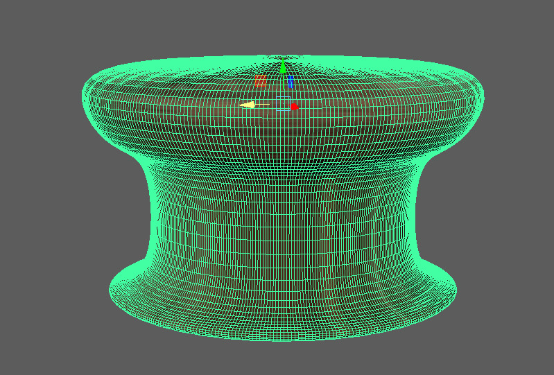 wooden table 3D model_2