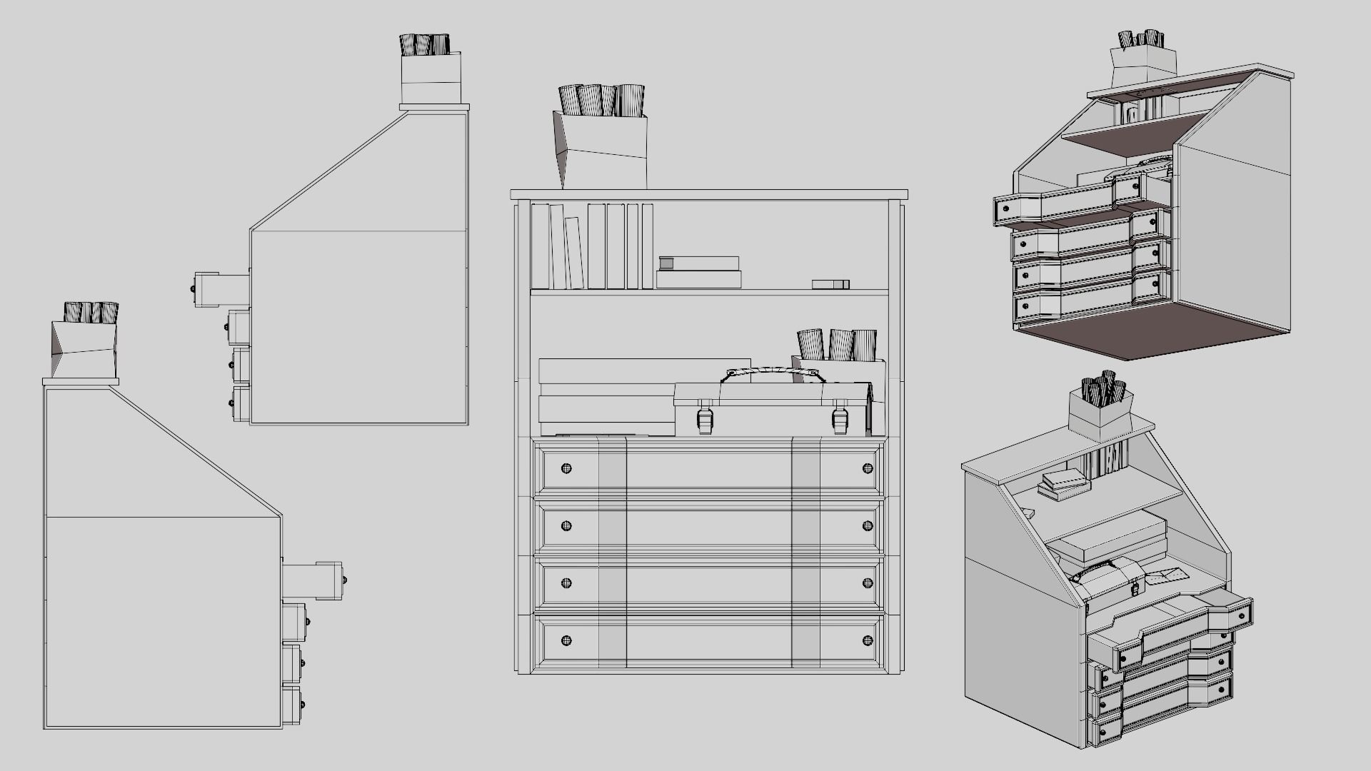 Shelf Game Assets item3 3D model_4