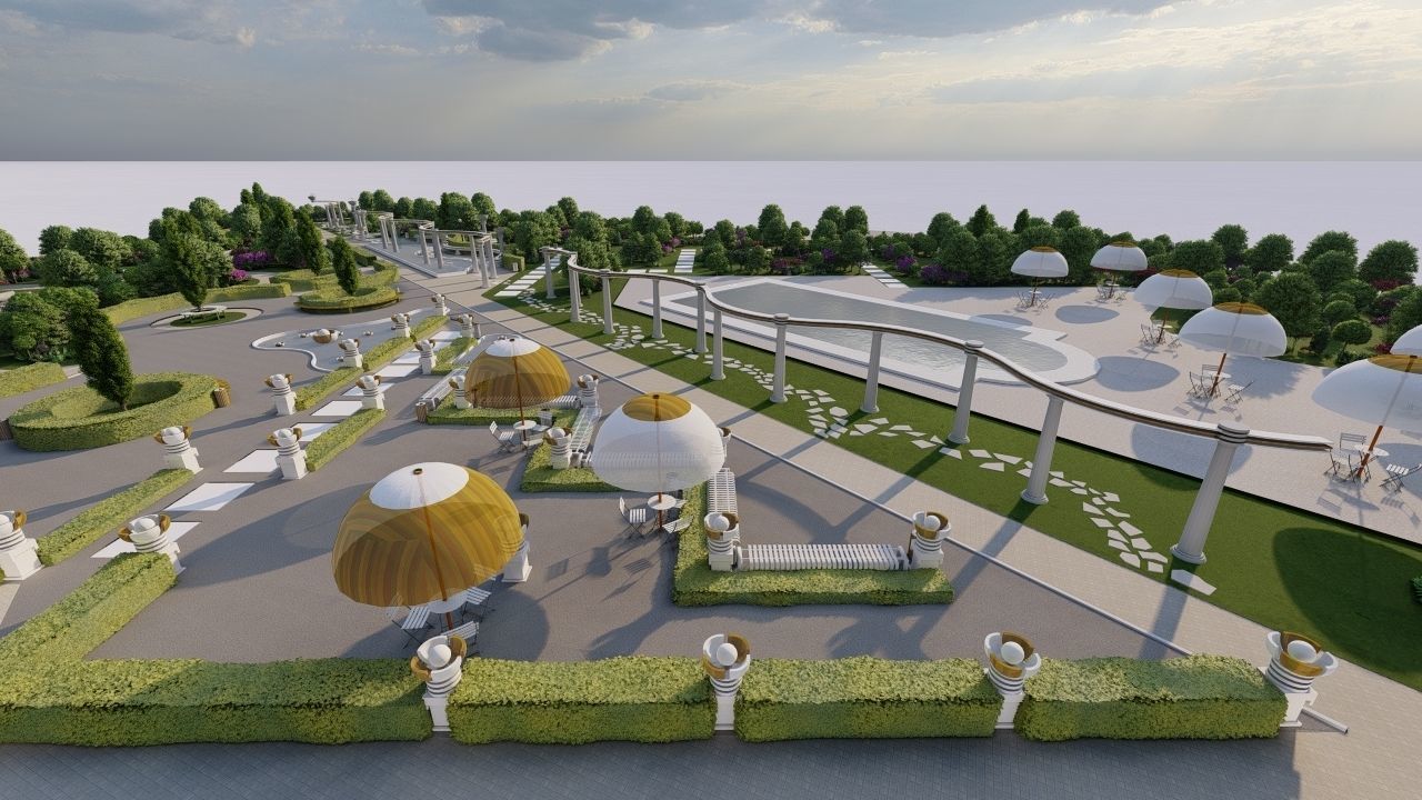 Master park-public park-Private Park Landscape 3D model_6
