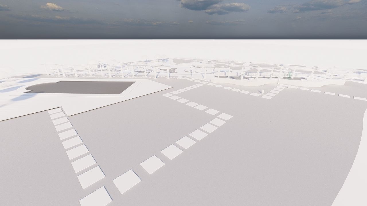 Master park-public park-Private Park Landscape 3D model_16