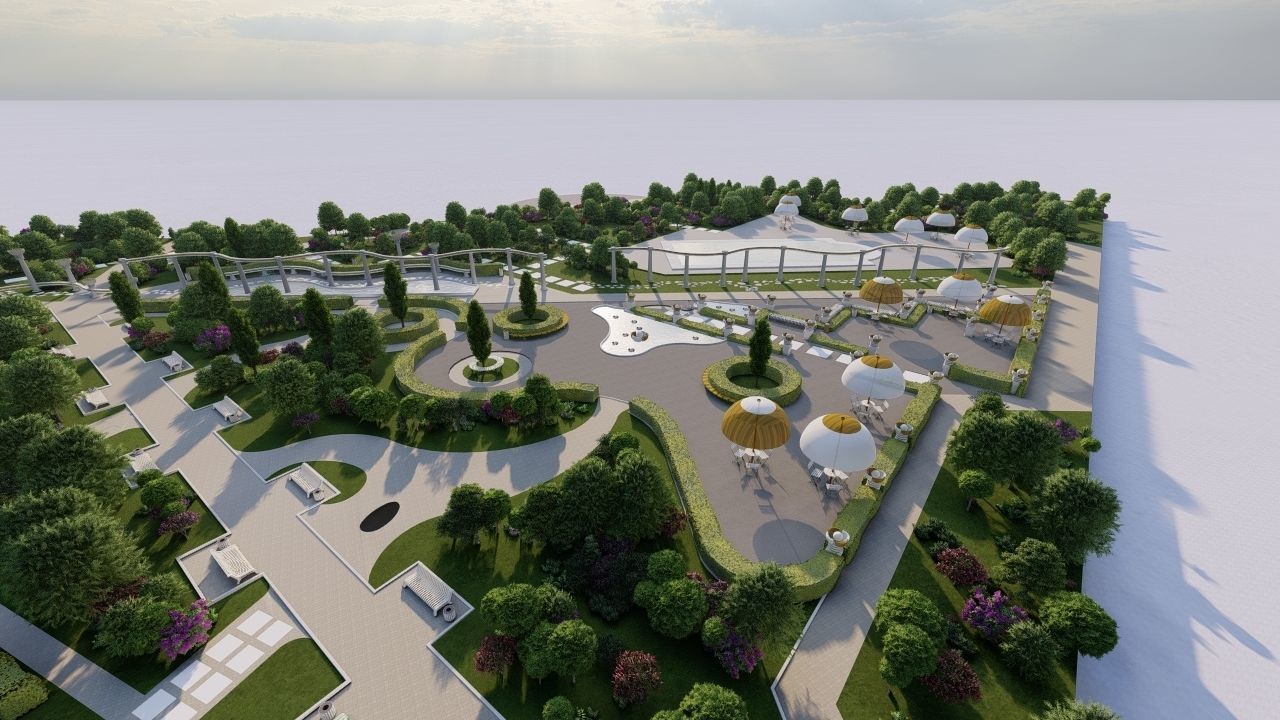 Master park-public park-Private Park Landscape 3D model_8