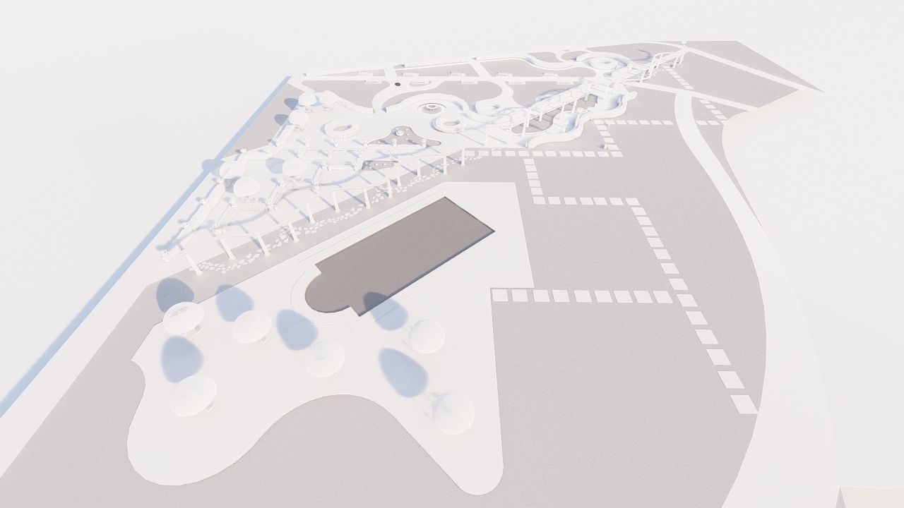 Master park-public park-Private Park Landscape 3D model_23