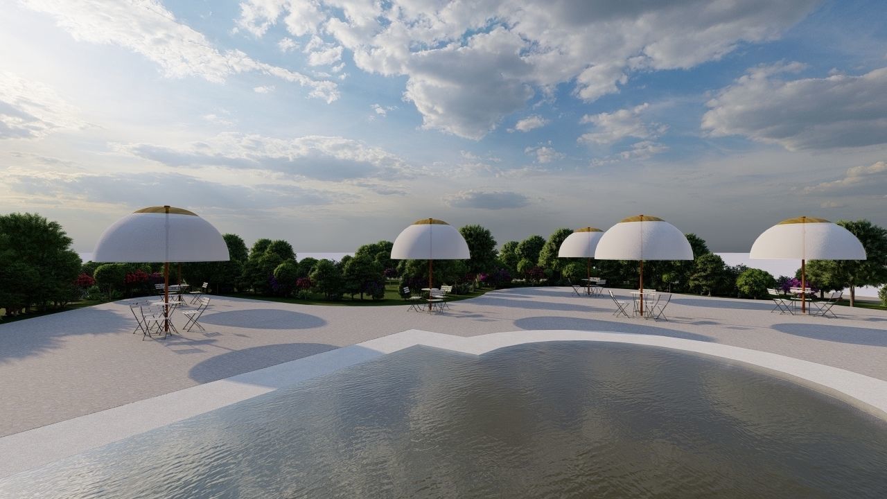 Master park-public park-Private Park Landscape 3D model_28