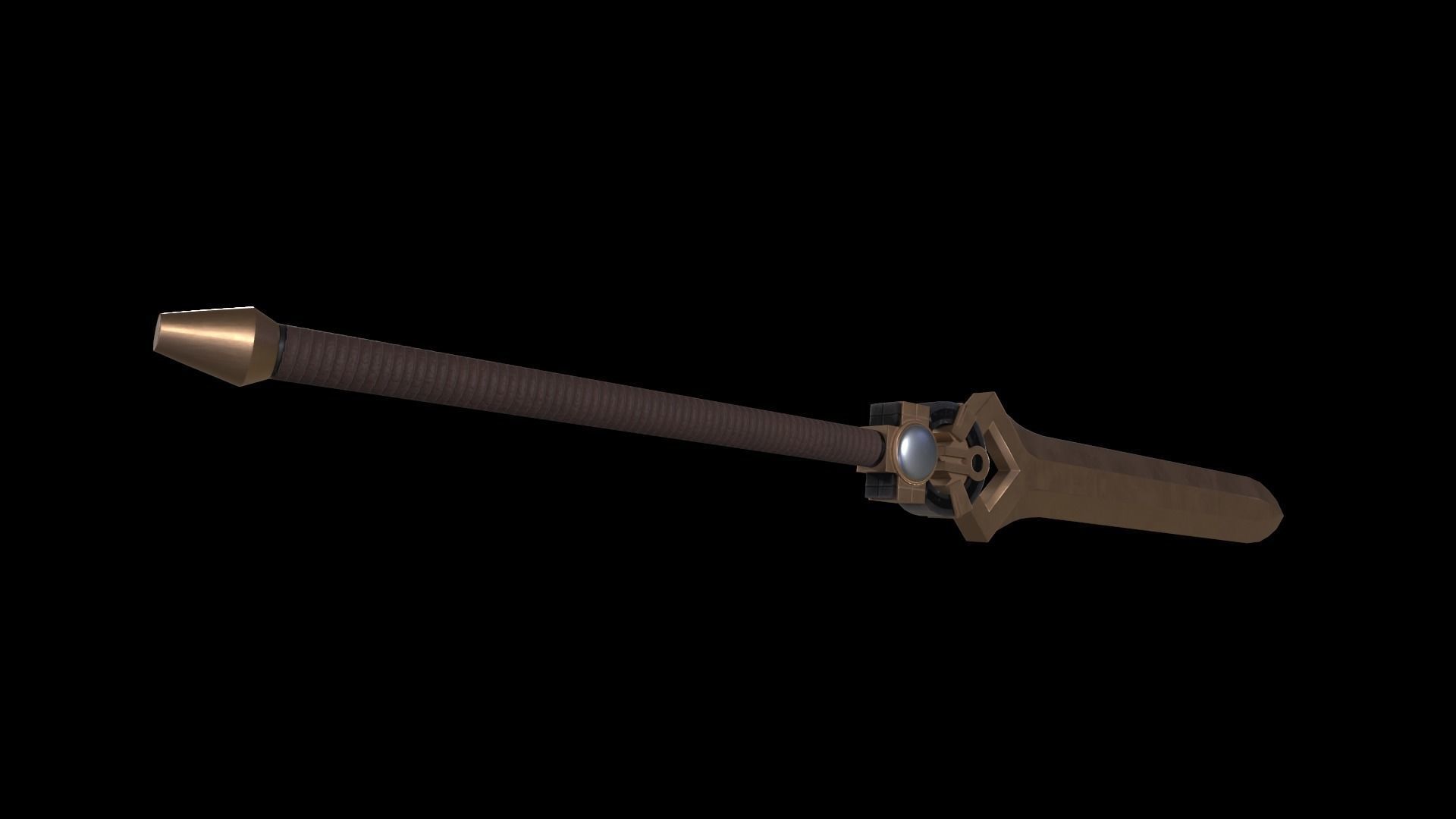 Great Sword Stylized Medieval PBR Low-poly 3D model_2