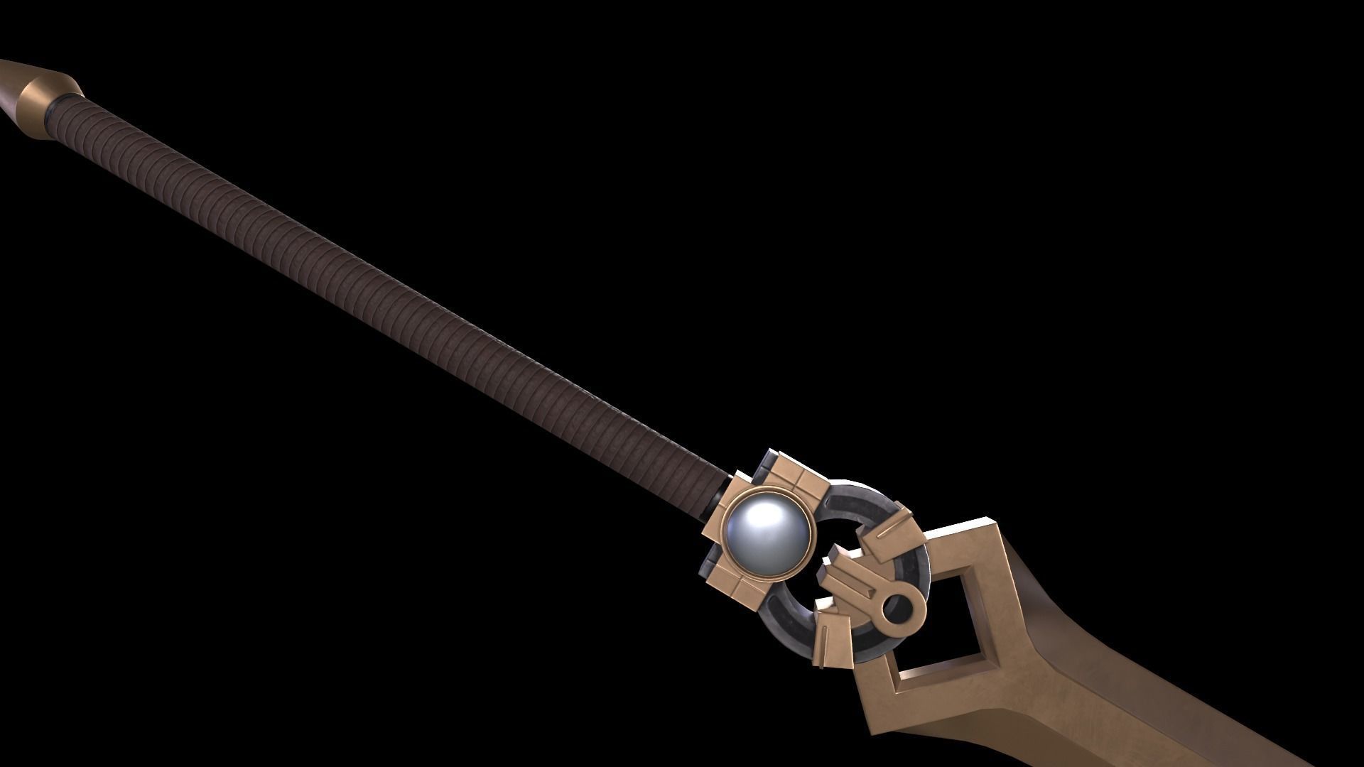 Great Sword Stylized Medieval PBR Low-poly 3D model_5