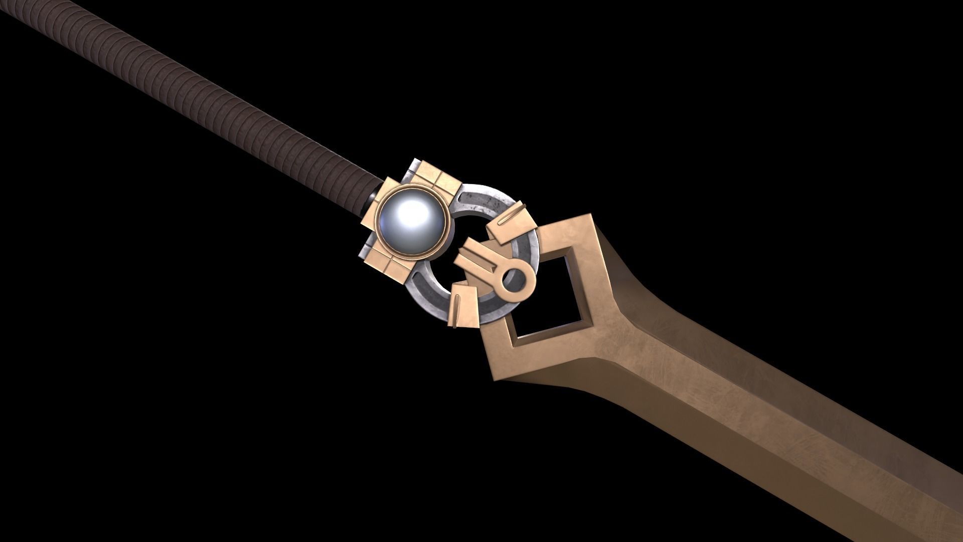 Great Sword Stylized Medieval PBR Low-poly 3D model_3