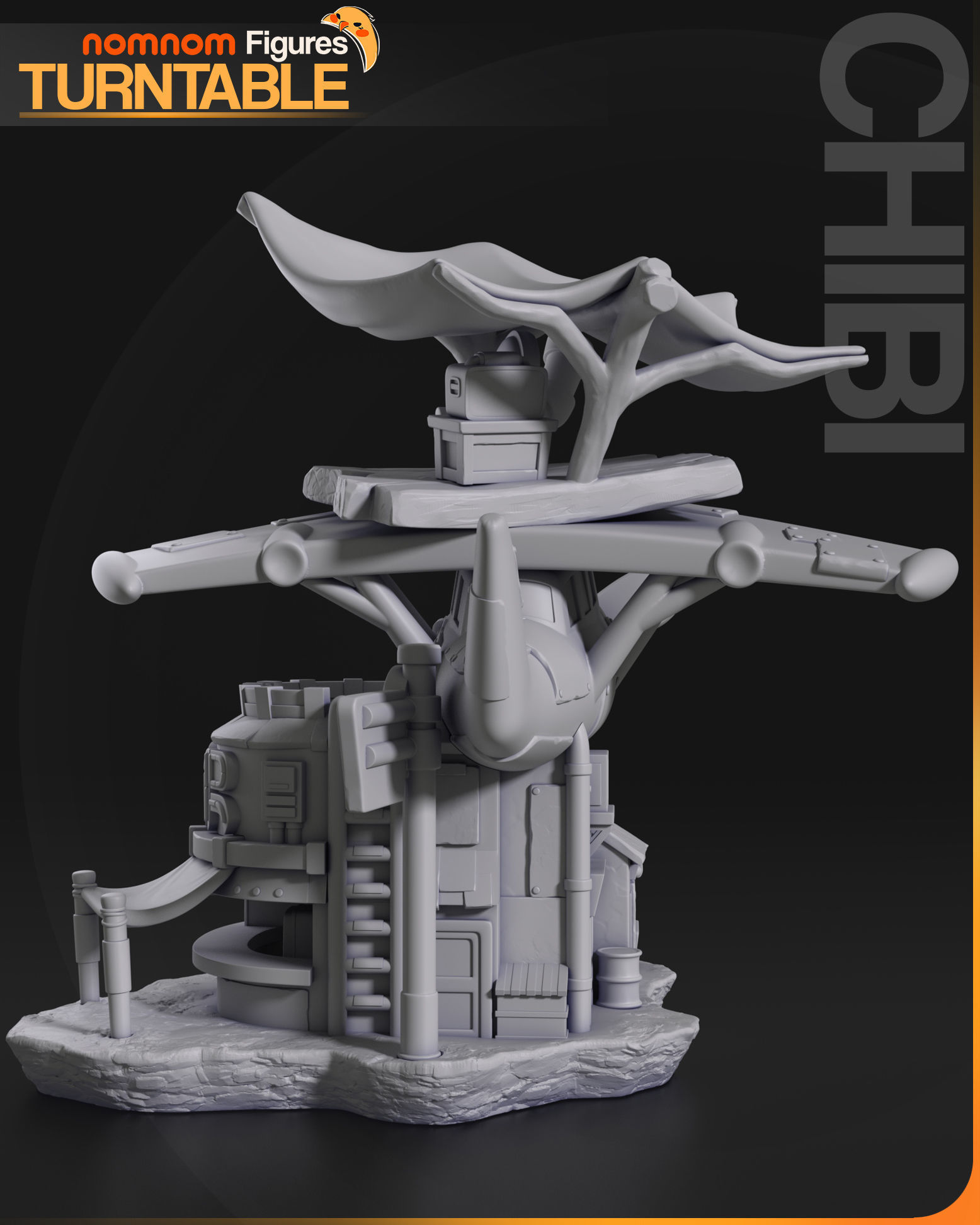 Chibi Flightbar - NomNom Original 3D print model_4