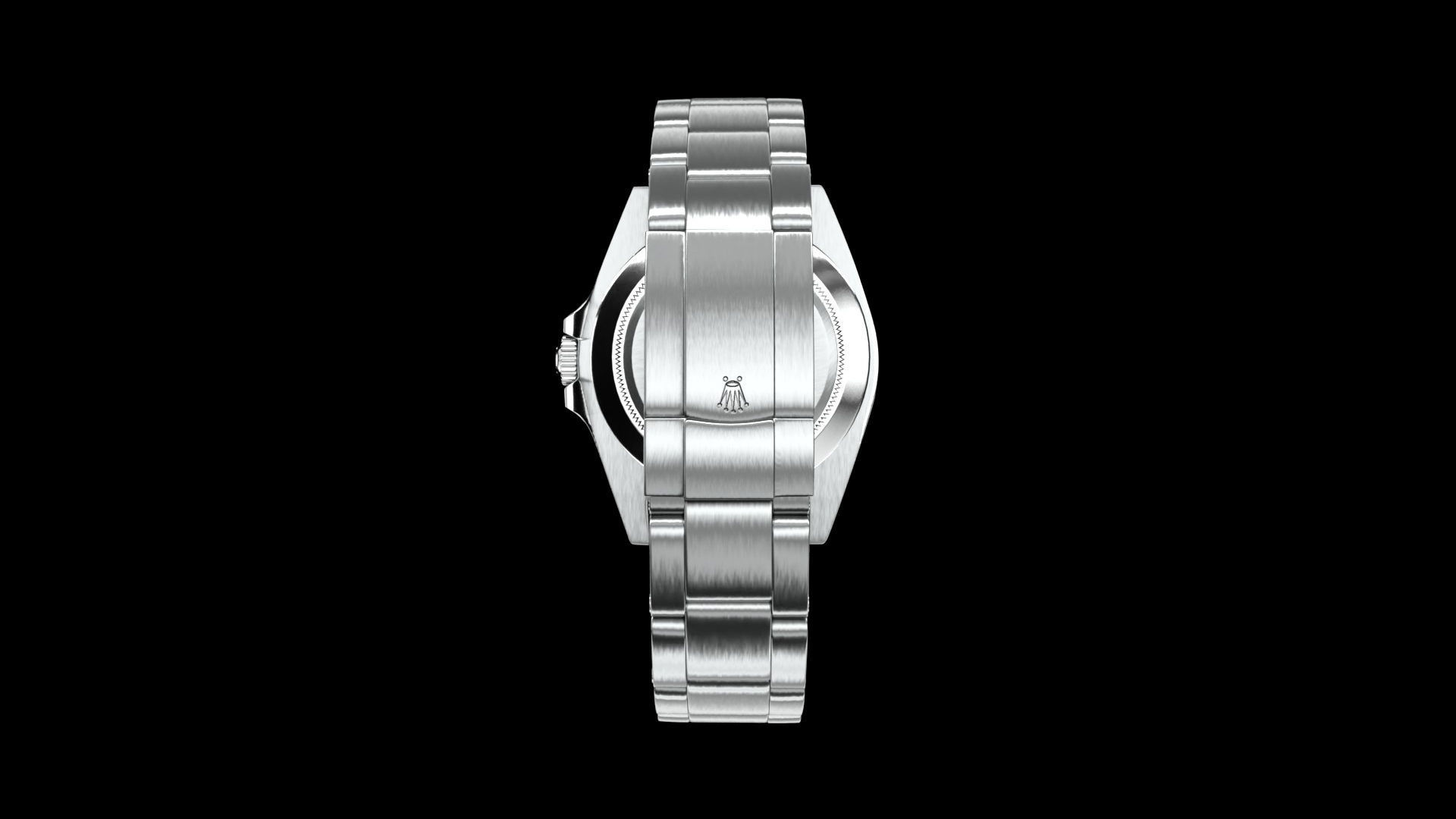 Rolex Explorer II - Black Low-poly 3D model_3