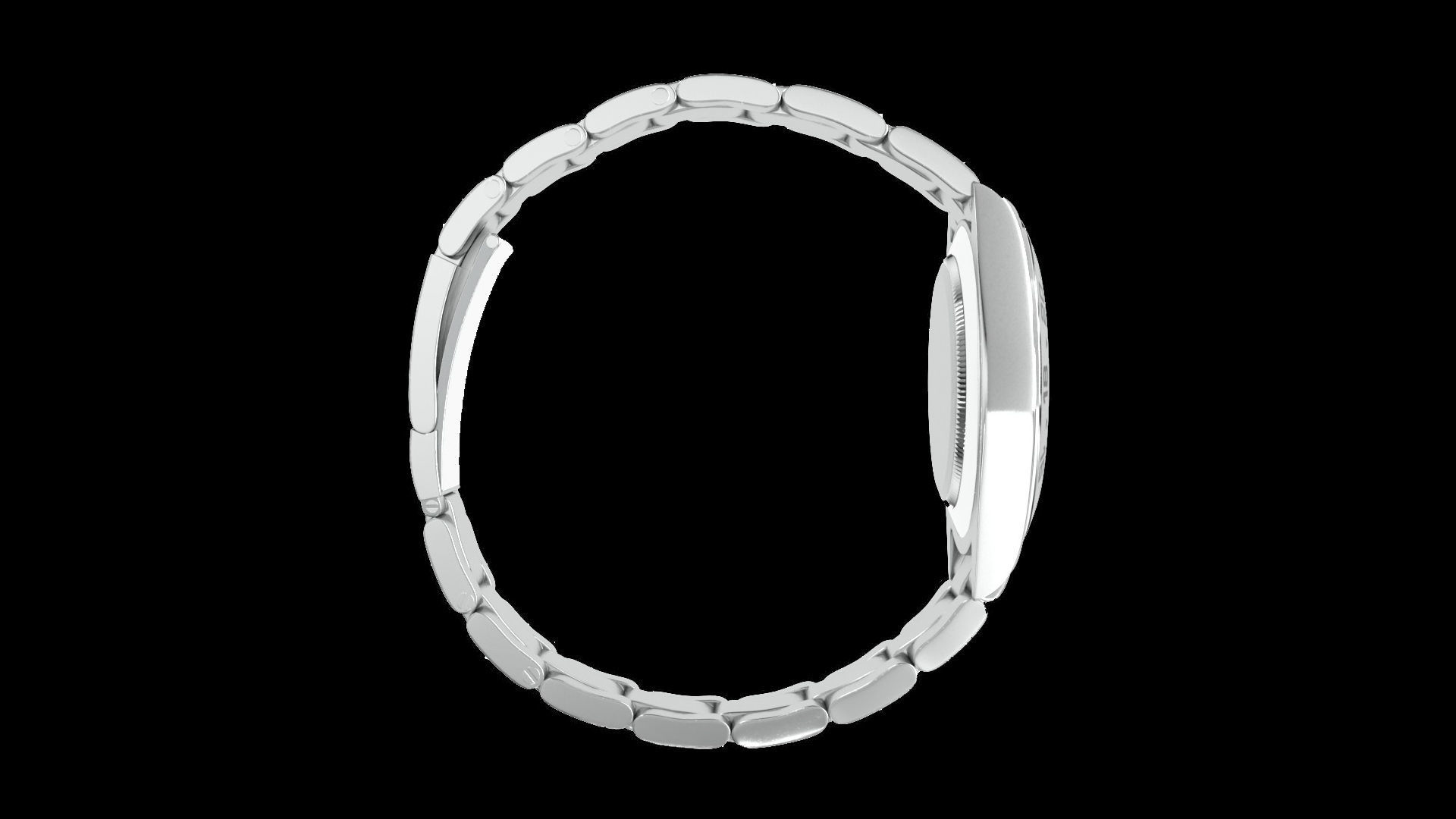 Rolex Explorer II - Black Low-poly 3D model_4