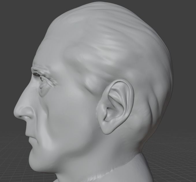 Marcel Duchamp 3D print model_6