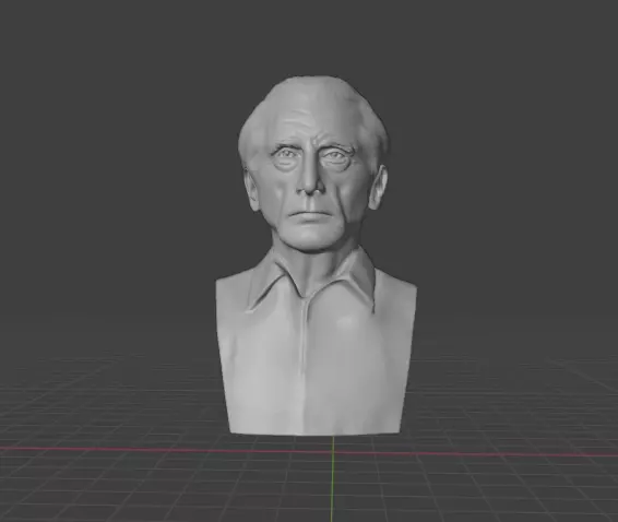 Marcel Duchamp 3D print model_0