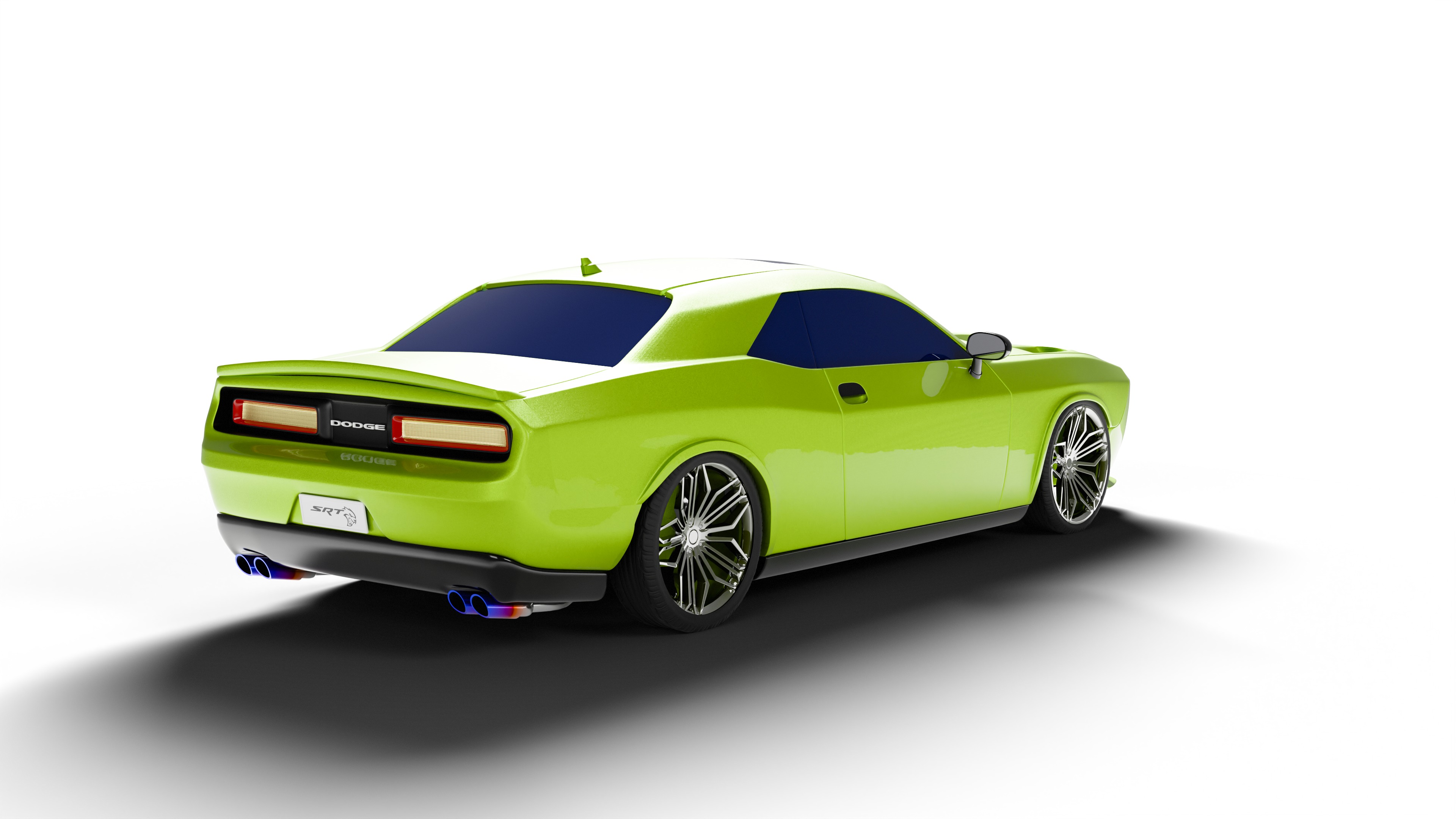 Dodge SRT Hellcat  3D model_4