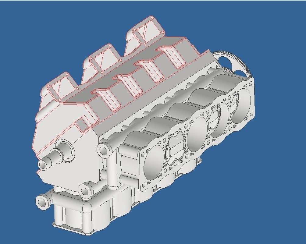 Assembly Crankshaft 3D print model_1