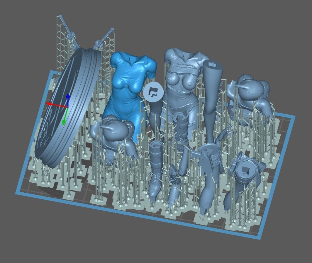 SpiderGwen X GwenPool - 1TO10 STL FILE 3D PRINT MODEL 3D print model_18