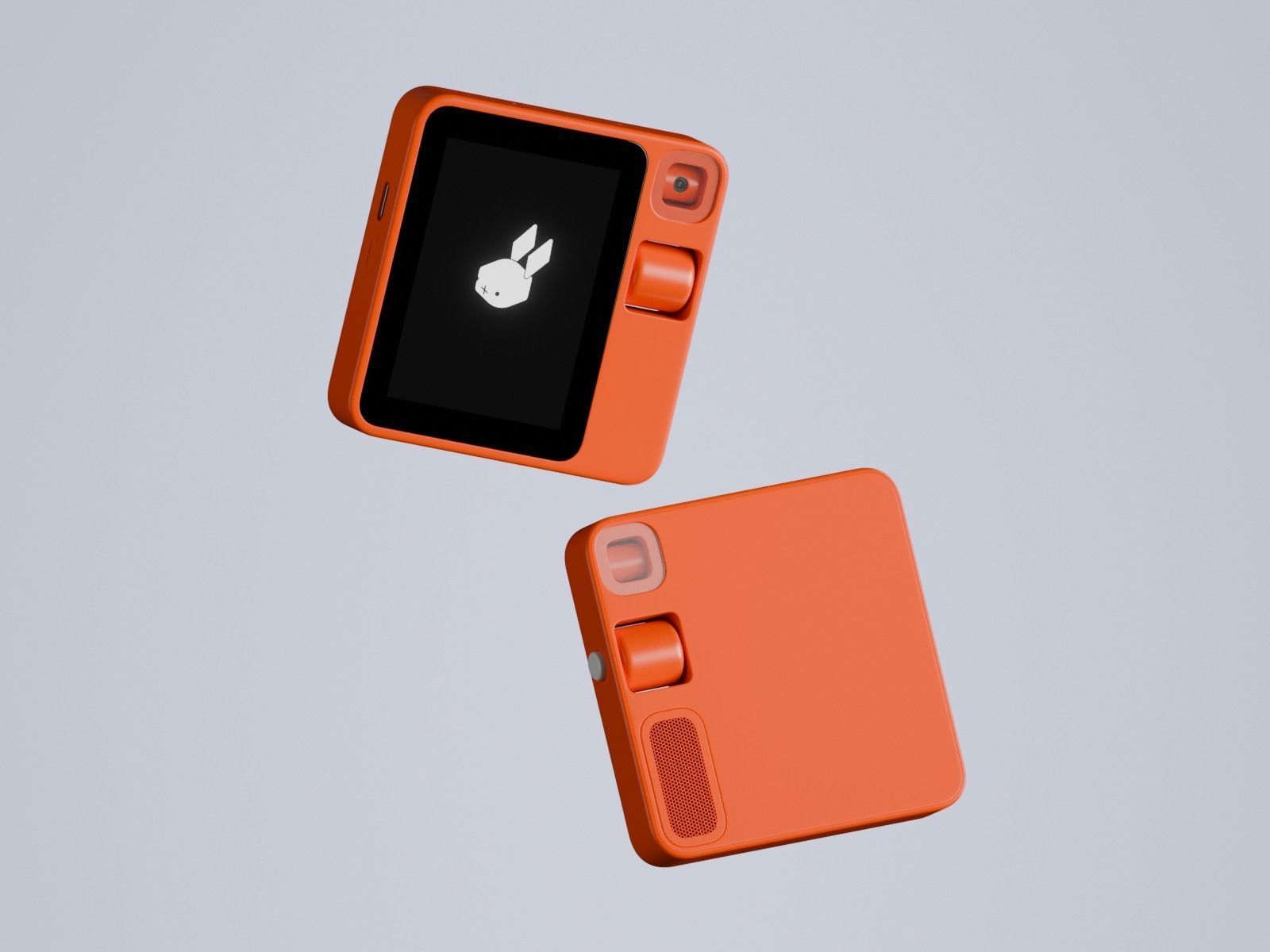 Rabbit R1 AI Assistant Device 3D model_1