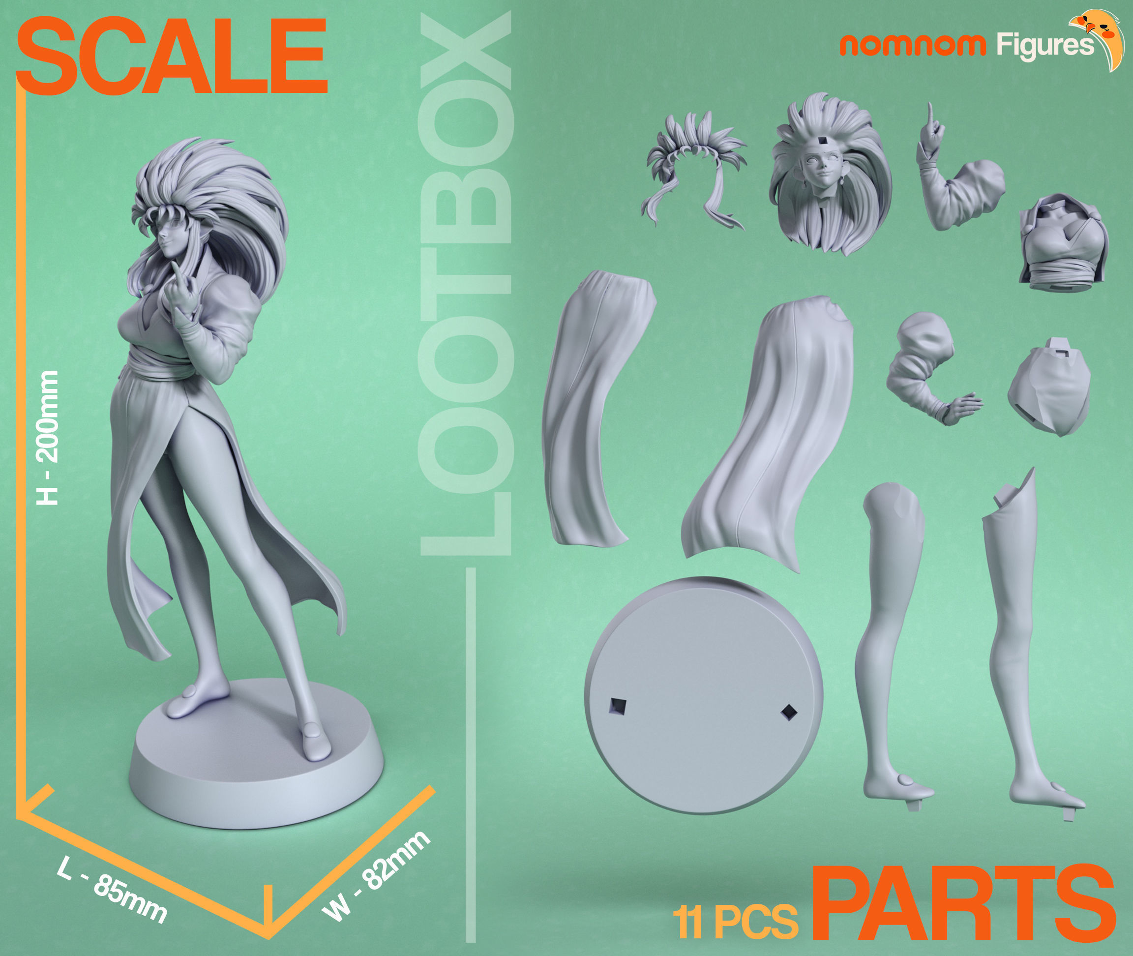 Ryoko - Tenchi Muyo 3D print model_1