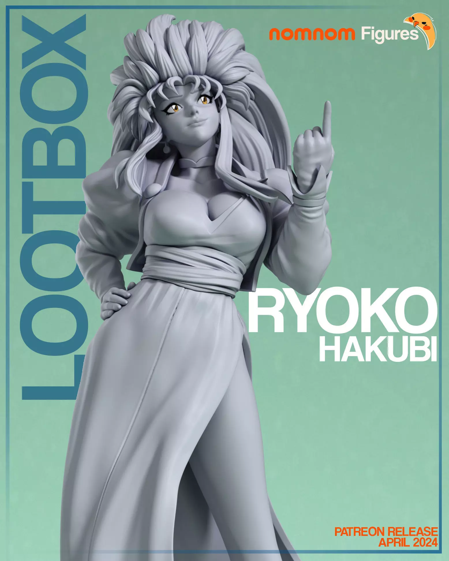 Ryoko - Tenchi Muyo 3D print model_0