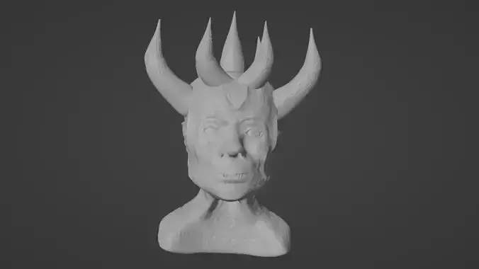 Devil Head 3D print model