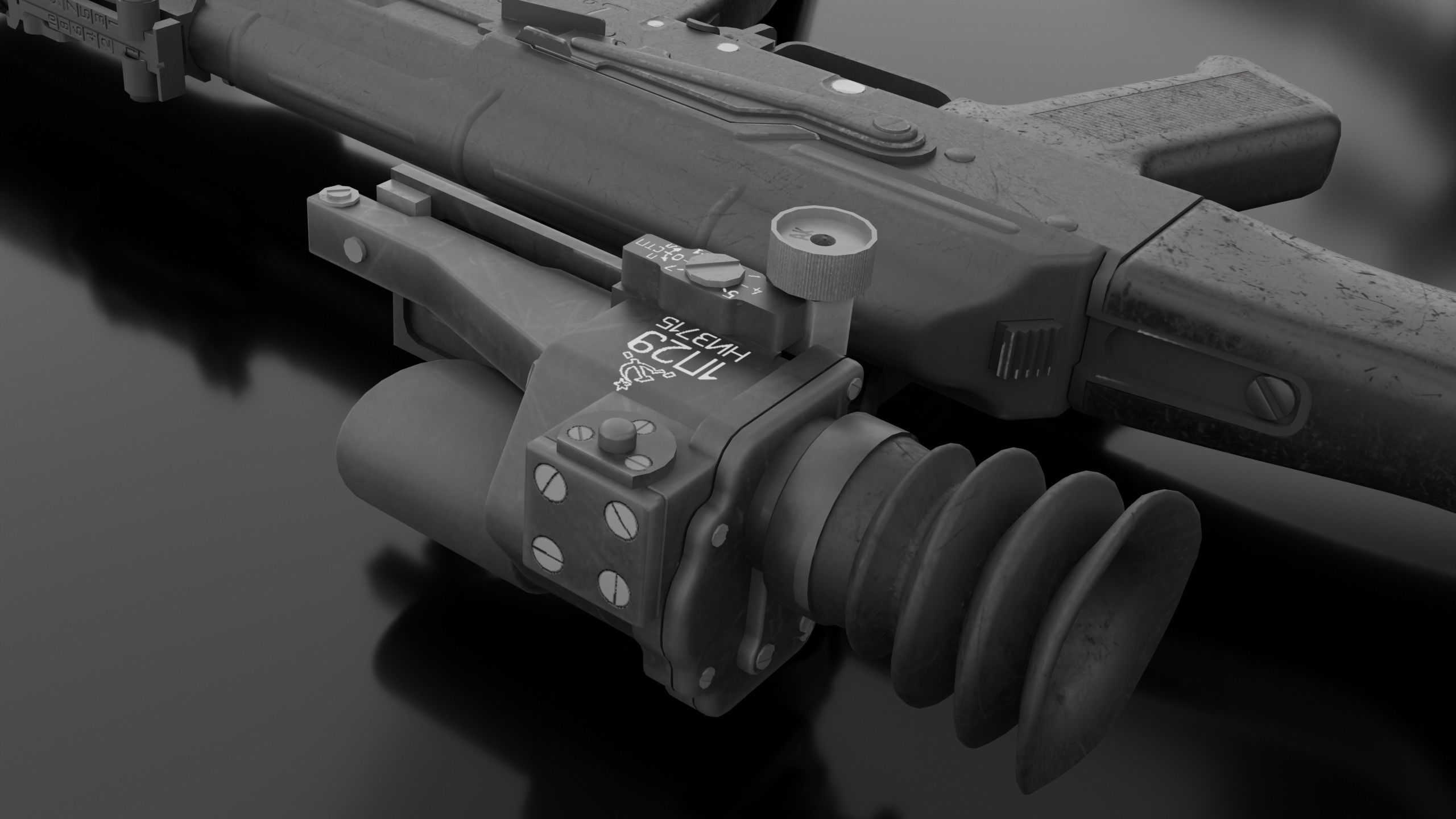 AK-74 Pack - game asset Low-poly 3D model_6