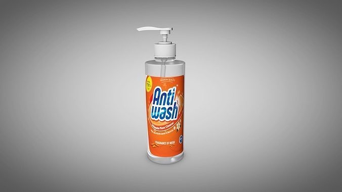 SANITIZER BOTTLE Low-poly 3D model