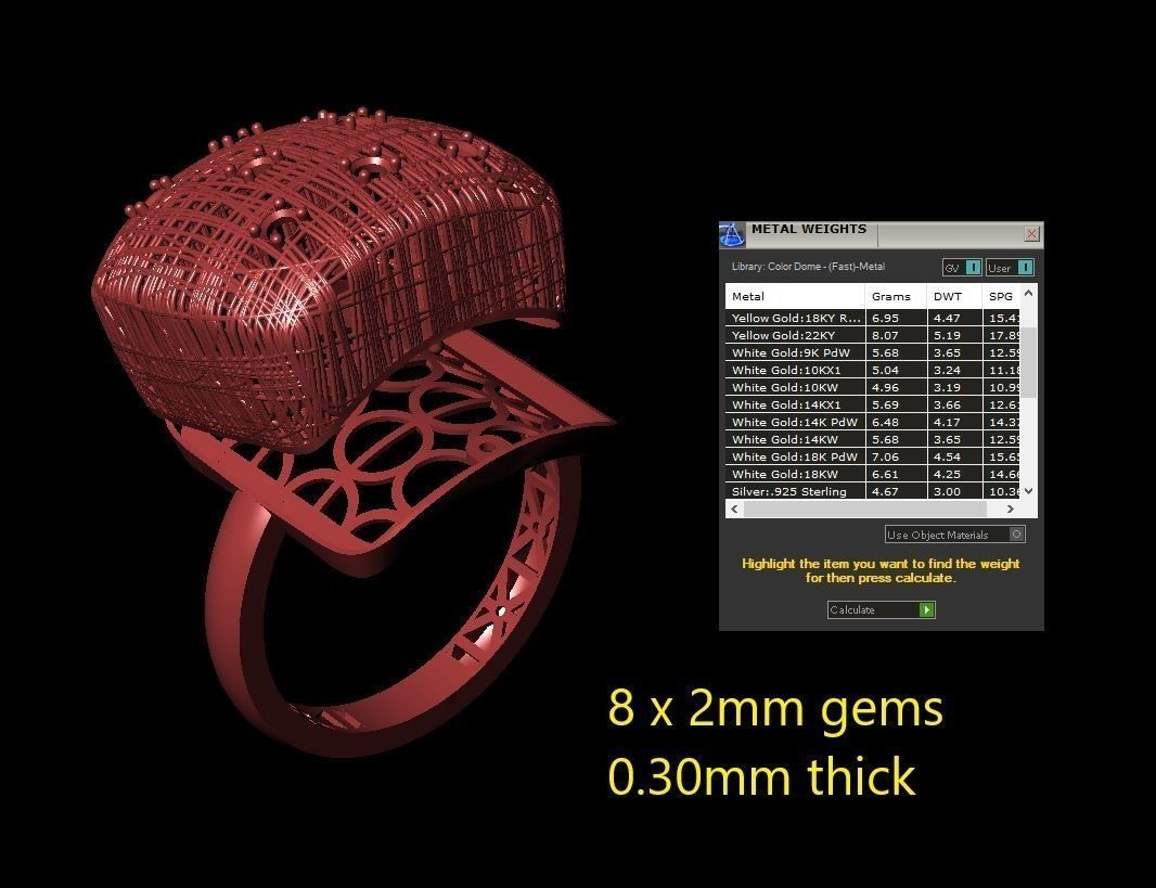 Fusion Ring  3D print model_3