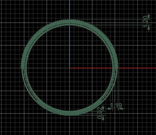 A golden ring based on a tree 3D print model_4
