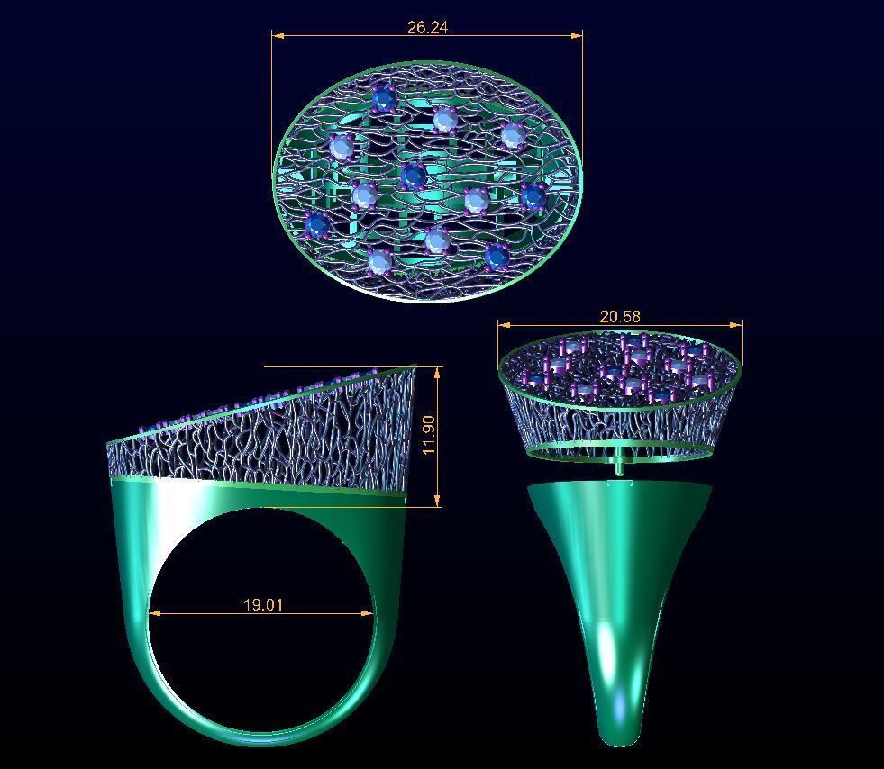 Fusion Ring  3D print model_2