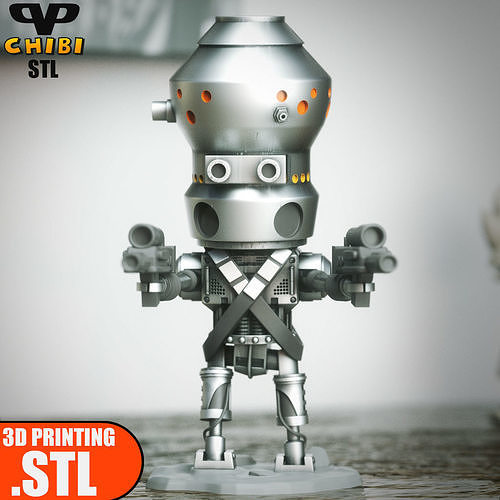 IG-11 Chibi STL for 3D Printing ChibiSTL 3DXM