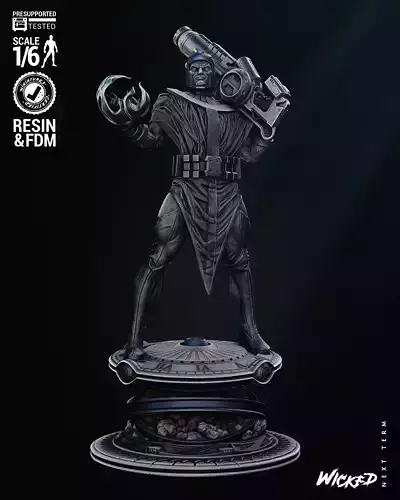Wicked Marvel Kang Sculpture Tested for 3D printing 3D print model
