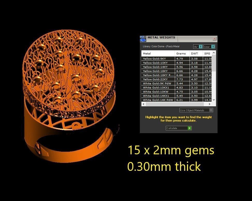 Fusion Ring  3D print model_3