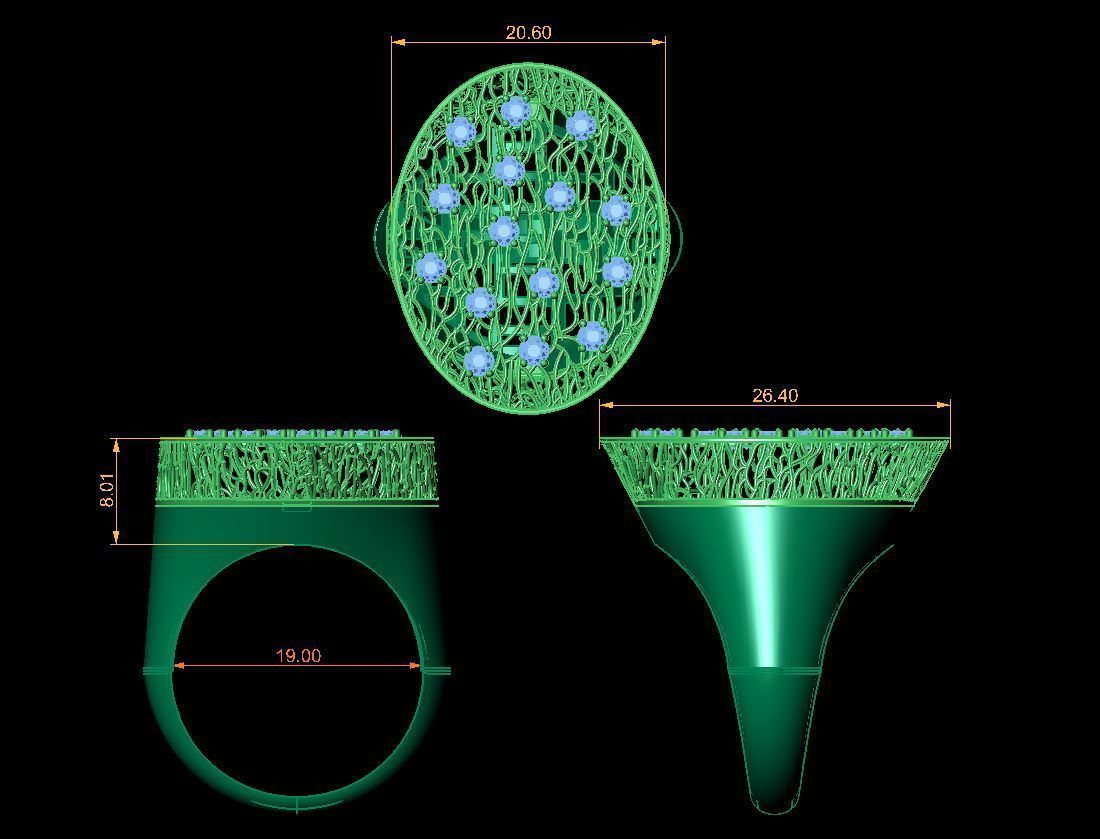 Fusion Ring  3D print model_2