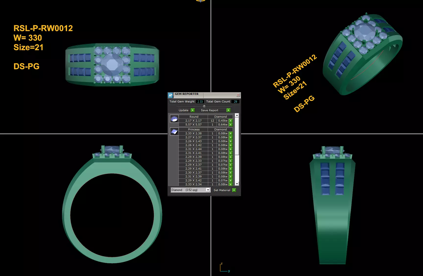 The Best Tango Men Ring Free 3D print model