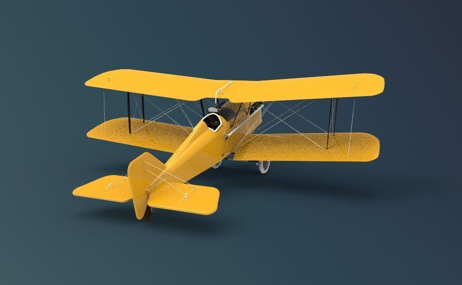 Royal Aircraft Factory SE 5a 3D model_3