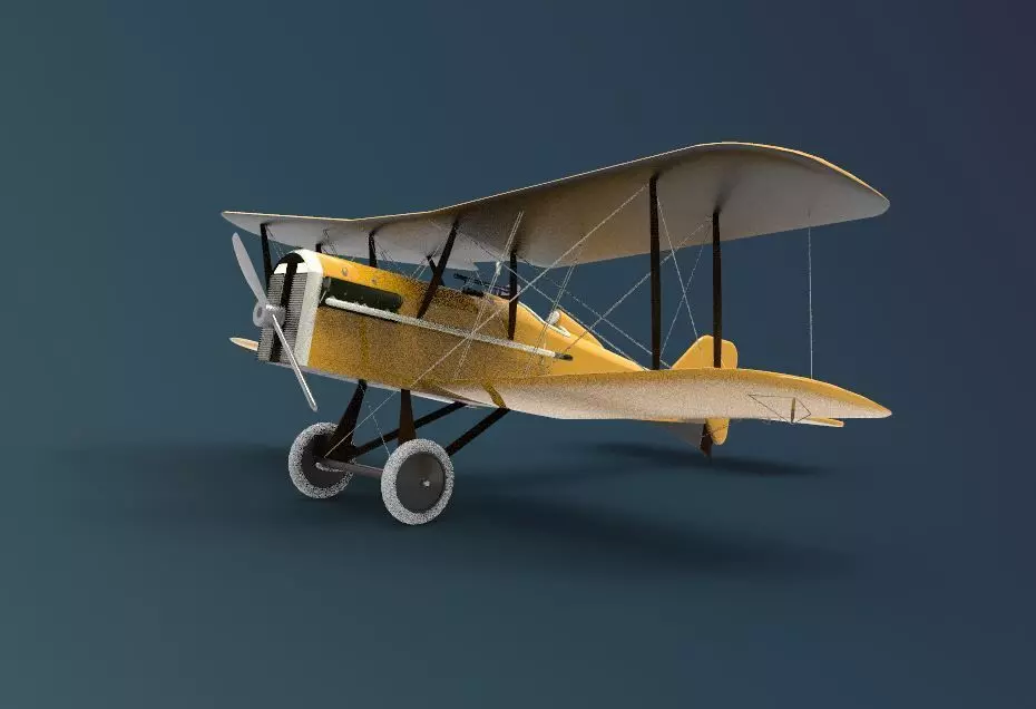 Royal Aircraft Factory SE 5a 3D model_0