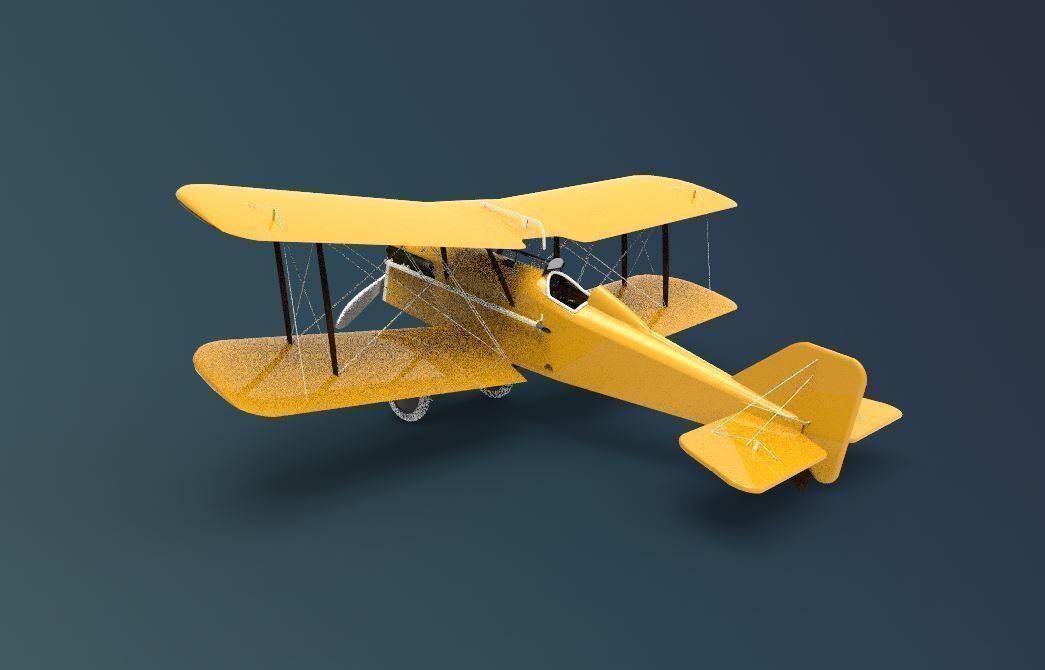 Royal Aircraft Factory SE 5a 3D model_1